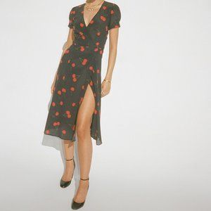 Realisation Par The Teale Wrap Dress in Wild Cherry